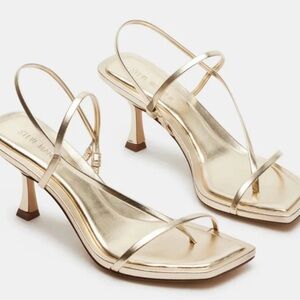 Locke Gold Heels Steve Madden 6.5